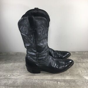 Vintage Mens Durango Soft Slouch Western Cowboy Pull-On Biker Riding Boots 12 D